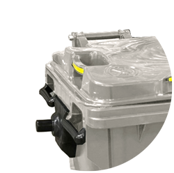 Side handles for easy maneuvering Side handles for easy maneuvering